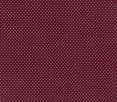 Micro Dots - Burgundy