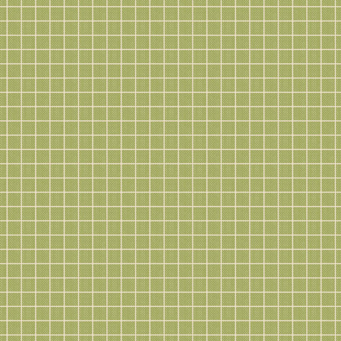 Tilda - Creating Memories - Plaid Pea Green