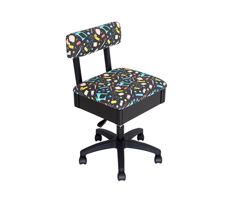 HORN SEWING CHAIR GAS LIFT Fluro sewing novelty 