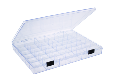 Stackable 3-Pack Storage Organiser Box with 36 Spaces