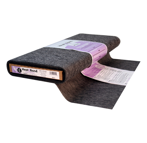 THERMOWEB - Heatnbond Non-Woven Fusible Light Weight - charcoal 20 in.