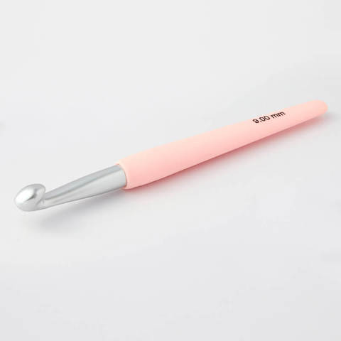 KnitPro - Waves Crochet Hook 15cm - Metal 9.00mm