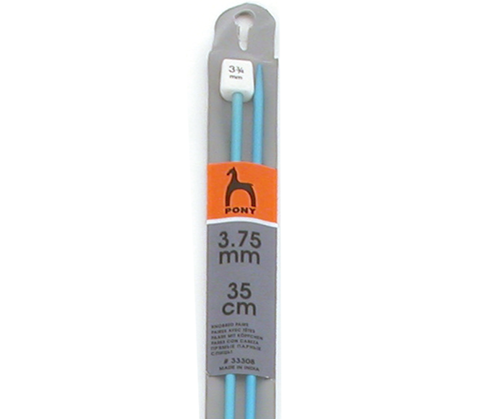 Anodised Knitting Needle 35cm - 3.75mm