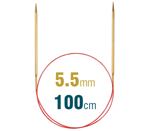 Addi Lace Circular Knitting Needles 100CM X 5.50MM