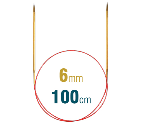 Addi Lace Circular Knitting Needles 100CM X 6.00MM