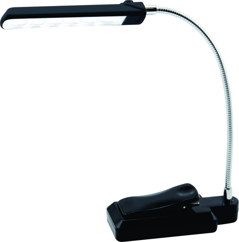TRIUMPH - Led Mini Clip On Light Push Button - 6 led black
