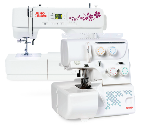 Janome DC1030 Sewing Machine + 8004D Overlocker - Package Deal!