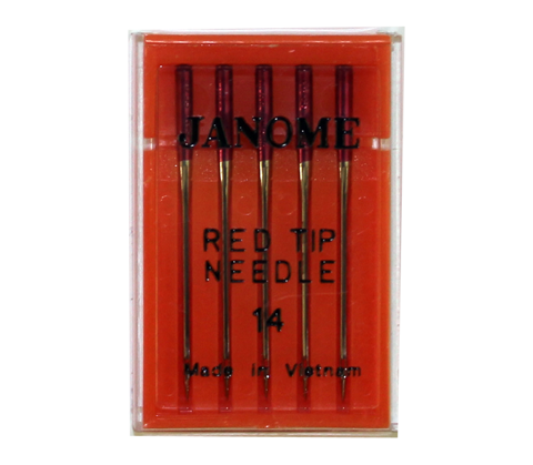 Janome - Machine Needles - Red Tip Needles - Size 14
