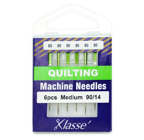 Klasse Machine Needle Quilting Size 90/14 - 6 per cassette
