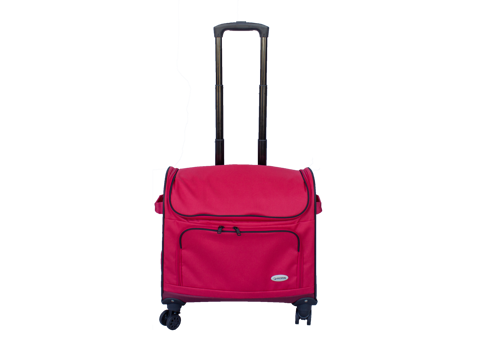 Horn Small Sewing Machine Trolley Bag - Cherry Red