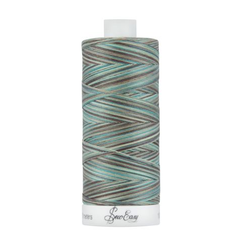 SEW EASY COLLECTION - Fine Quilting Thread 100% Cotton - variegated  50/3 731m col 4256