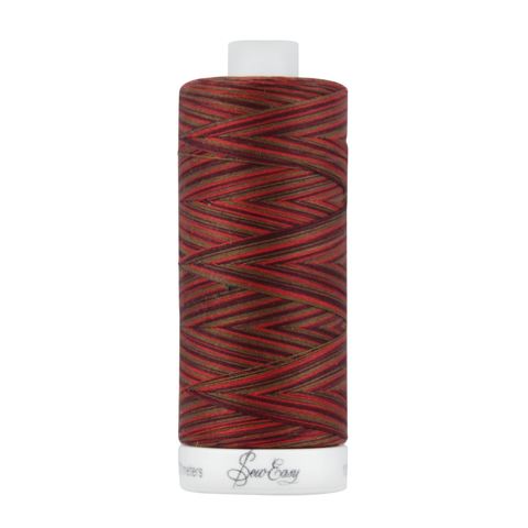 SEW EASY COLLECTION - Fine Quilting Thread 100% Cotton - variegated  50/3 731m col 4272
