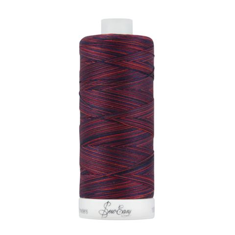 SEW EASY COLLECTION - Fine Quilting Thread 100% Cotton - variegated  50/3 731m col 4277