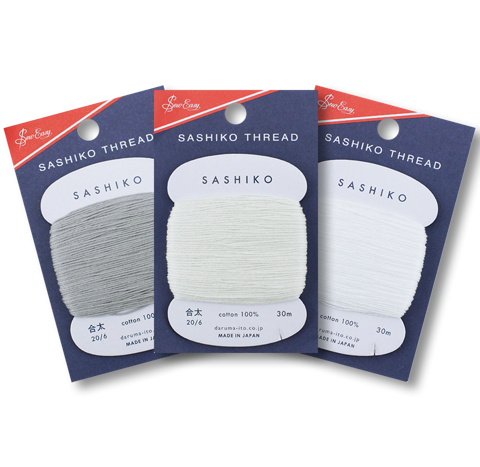 Sashiko Thick Thread - 3 Pack - Neutrals
