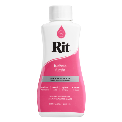 Rit Fabric Liquid Dye All Purpose 8Oz (236Ml) - fuchsia