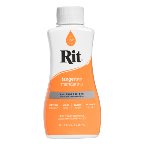 Rit Fabric Liquid Dye All Purpose 8Oz (236Ml) - tangerine