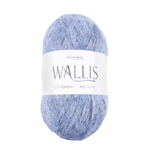 FIDDLESTICKS Wallis Bamboo/Acrylic Yarn-Blue