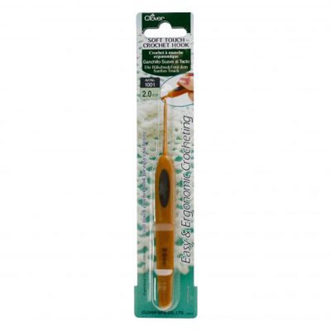 CLOVER - Soft Touch Crochet Hook 2.0mm