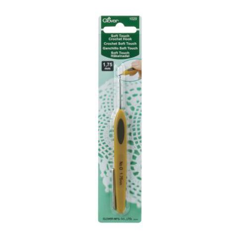 CLOVER - Soft Touch Steel Crochet Hook 1.75mm